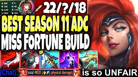 4800 Dmg R The Best And Easiest To Play Adc Miss Fortune Season 11