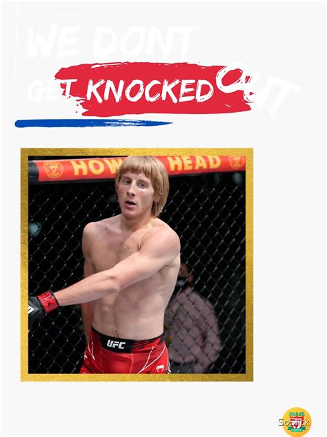 We Dont Get Knocked Out Shirt Paddy Pimblett We Dont Get Knocked