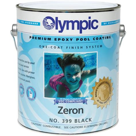 Olympic Zeron Epoxy Pool Coating 1 Gallon Black