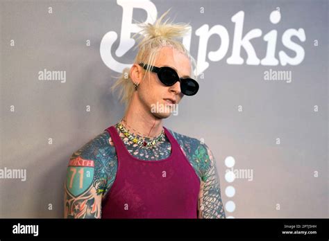 Colson Baker Known Professionally As Machine Gun Kelly Attends Peacock S Bupkis Premiere At
