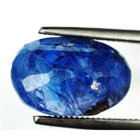 Real Neelam Stone 6 Ratti Natural 535 Carat Ceylon Blue Sapphire