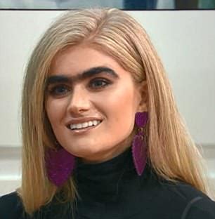 Unibrow Model Insists Shes Delighted By Negative Reactions Daily