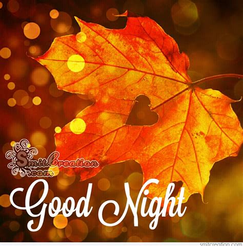 Fall Good Night Images Good Night Sleep Peacefully Be Thankful