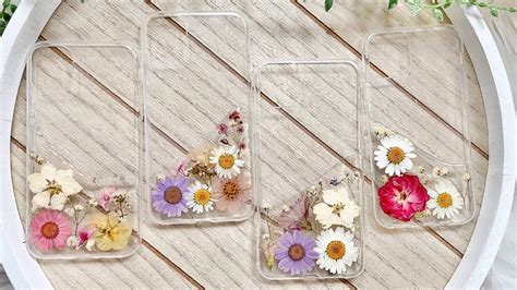 Pressed Flowers In Resin Phone Cases Youtube