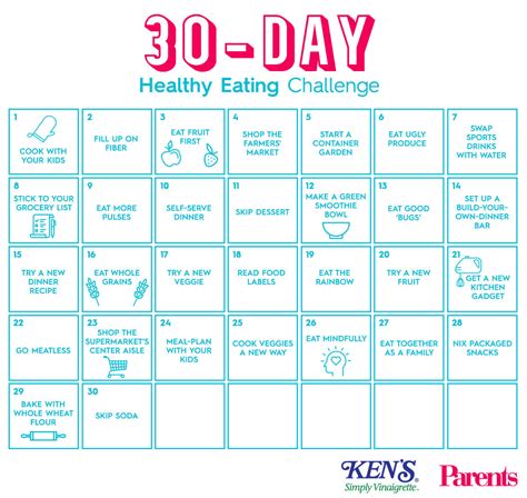 30 Day Clean Eating Meal Plan Printable