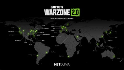 Call Of Duty Warzone 20 Season 2 Server Locations Netduma