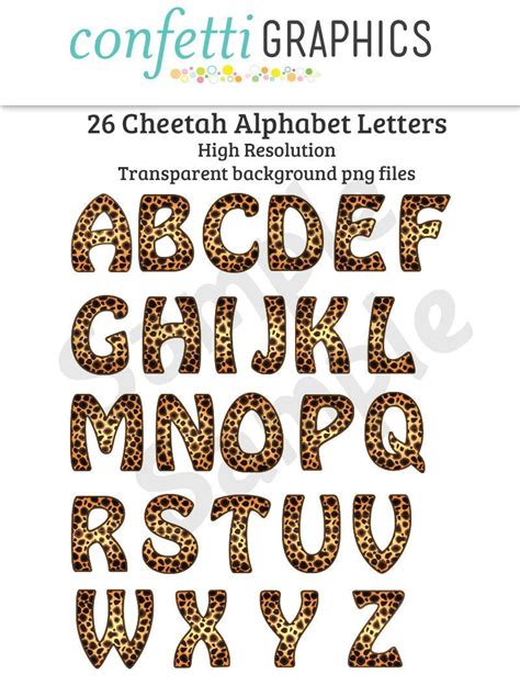 Pin On Letras De Alfabetos Trend Enterprises Animal Prints 4 Inch