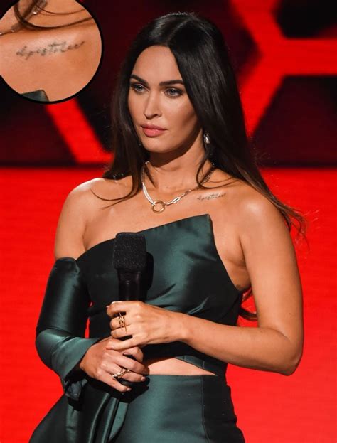 And even if mgk's new video for bloody valentine doesn't quite answer that question, it does show megan fox waking up next to machine gun kelly. Megan Fox just revealed she got a tattoo in honour of ...