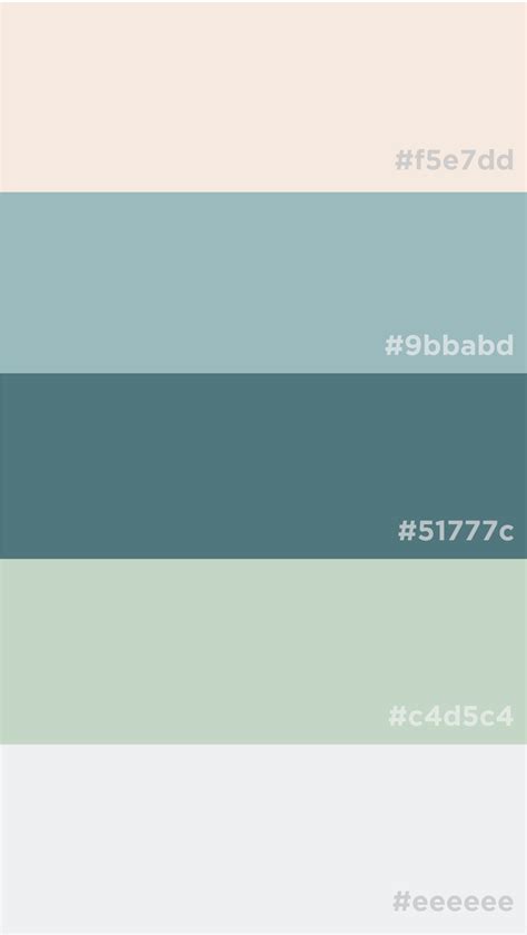 Color Palette With Muted Earthy Hues Robins Egg Blue Soft Denim