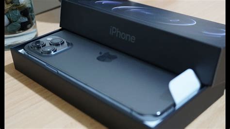 Iphone 12 Pro Max Unboxing 128gb Graphite Youtube