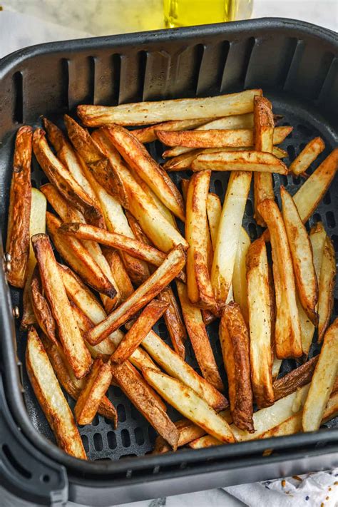 Fresh Cut French Fries In An Air Fryer