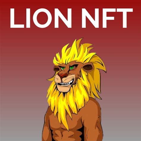 Lion Nft Art Template Postermywall