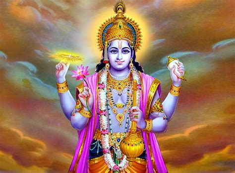 Hd Wallpaper Lord Vishnu With Sesha Snake Hindu Deity Wallpaper God