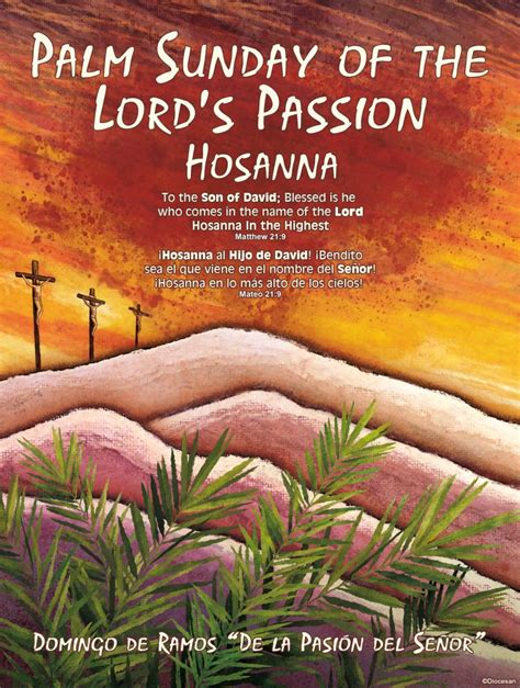 Palm Passion Hosanna Bilingual Diocesan