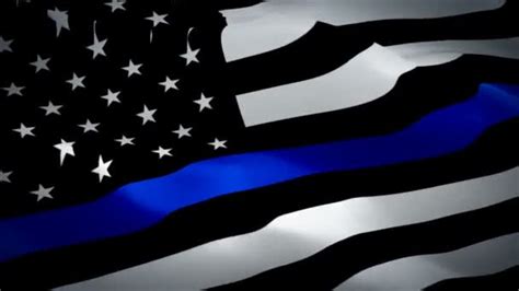 Media in category police flags. Police Flag Transition Waving Wind Video Footage Full Thin ...