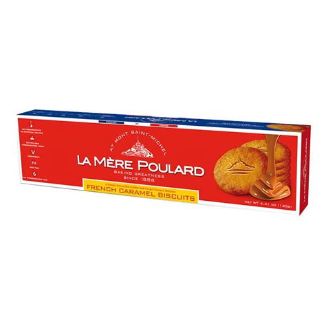 La Mere Poulard French Caramel Biscuits 441 Oz Boxes Pack Of 3