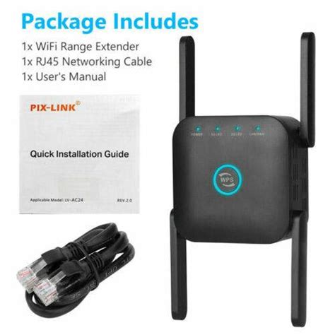 1200mbps Dual Band Wifi Extender Wireless Network Repeater Signal