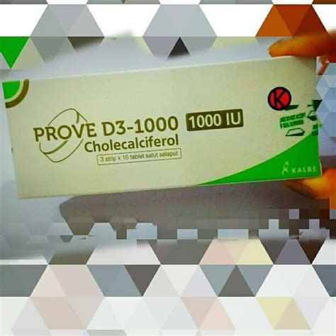 Jual Prove D3 1000 Vitamin D 1000 Iu Box Isi 30 Tablet Di Lapak Lavinia Anggreini Bukalapak