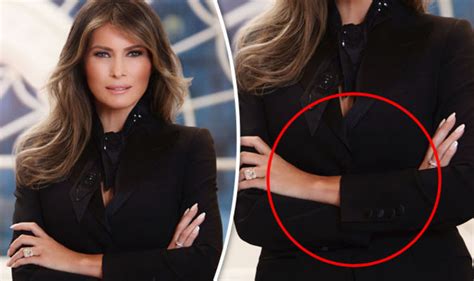 melania trump first lady portrait what her body language can reveal uk