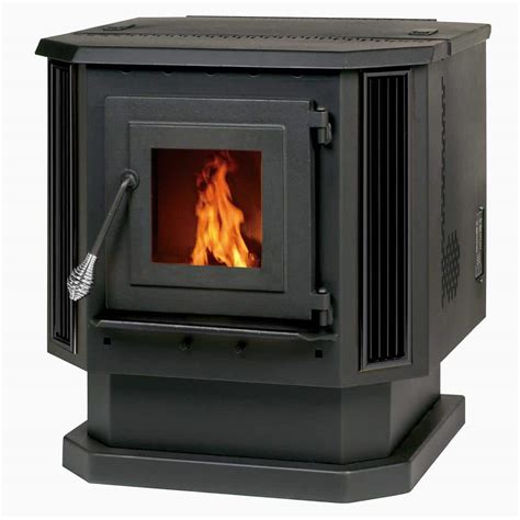 Englander 2200 Sq Ft Pellet Stove With Black Louvers 25 Pdvh The