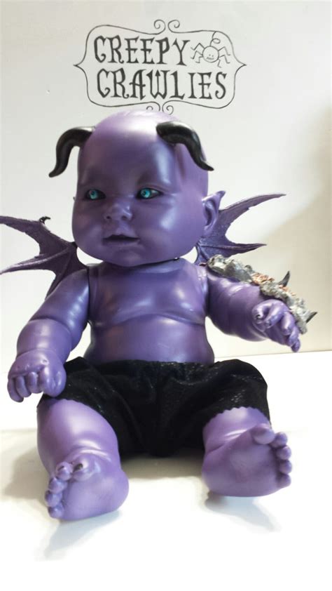 Horror Doll Ooak Demon Doll Scary Doll Halloween Doll Demon Babies