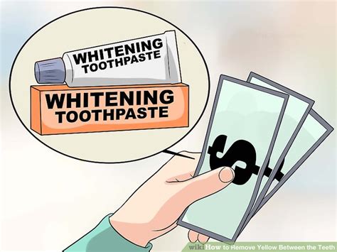 You cannot often remove tartar with one brushing and flossing session. 3 Ways to Remove Yellow Between the Teeth - wikiHow