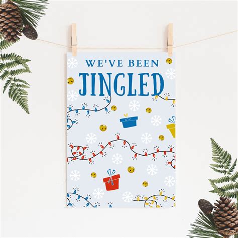 Youve Been Jingled Sign Instant Download Printable Etsy