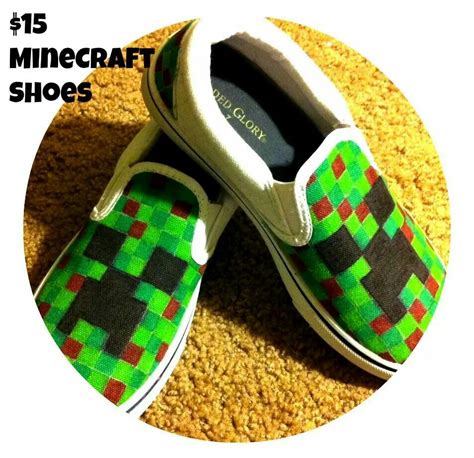 Minecraft Shoes Diy Minecraft Ts Minecraft Ts Diy Minecraft