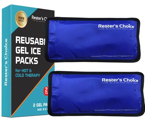 Buy Rester S Choice Gel Cold Hot Packs 2 Piece Set Medium 5x10 In