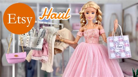 Barbie Etsy Shop Haul Realistic Doll Clothes And Accessories Review