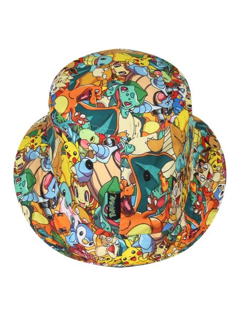 Best place to buy anime merch uk. Pokemon Characters Bucket Hat - Buy Online at Grindstore.com