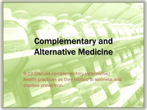 ppt complementary and alternative medicine powerpoint presentation free download id 2277471