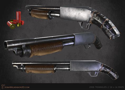 Sawed Off Shotgun On Behance