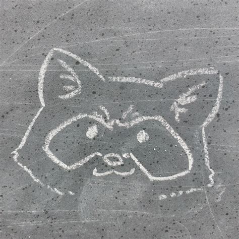 Artstation Chalkboard Raccoon
