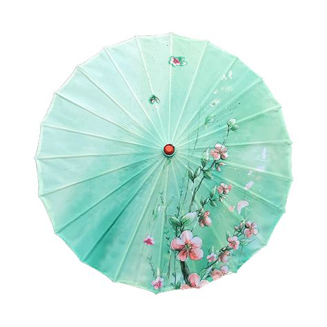 Silk Cloth Women Umbrella Handmade Paper Parasol Rainproof Chinese
