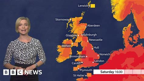 Uk Weather Forecast Rising Heat And Humidity With 34c Highs Bbc News