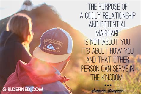 Check spelling or type a new query. The purpose of a godly relationship and potential marriage is not about you, it's about how you ...