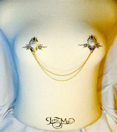 Nipple JewelryNipple Chains VajazzleExotic By DivineBodyJewels