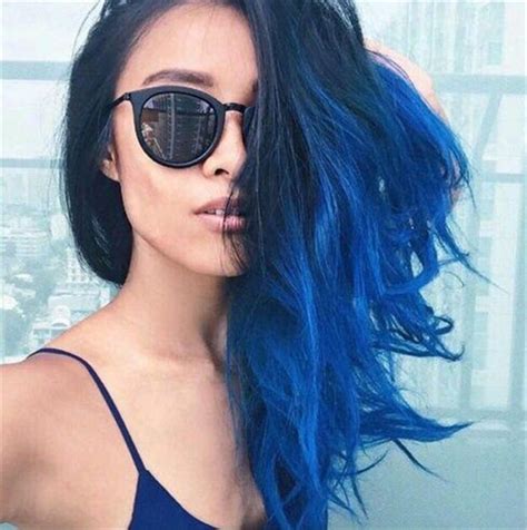 How To Get Awesome Dark Blue Hair Colour Human Hair Exim