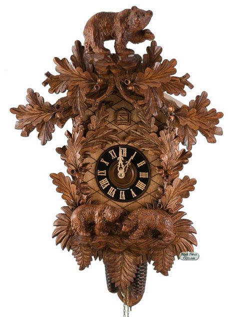 8601 5t Hones 8 Day Musical Carved Cuckoo Clock