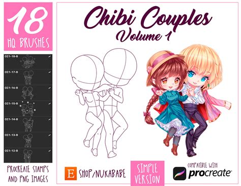 Anime Chibi Couple Drawing