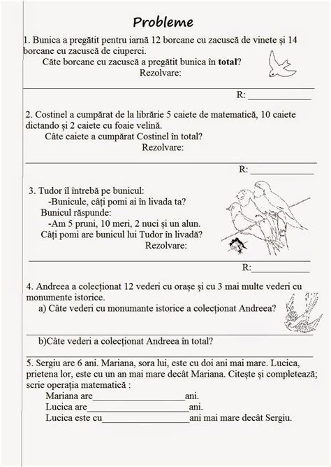 Probleme De Matematica Clasa Semestrul Rezolvate Conocimientos 125736