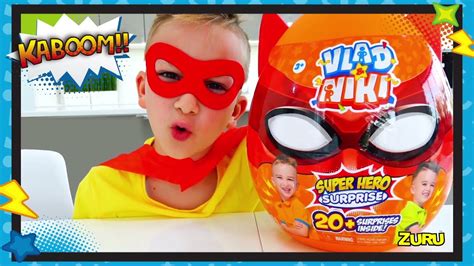 17255 Vlad And Niki Superhero Surprise Egg Youtube