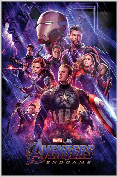 Avengers: Endgame - Framed Movie Poster (Regular Style) (Size: 24" x 36