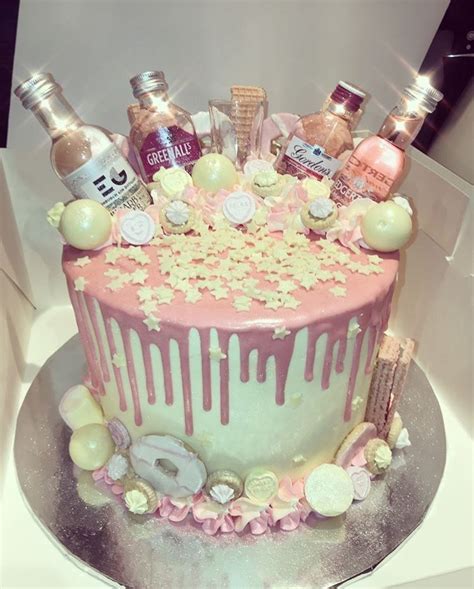 Center of the cake to get sure that it is well baked. Birthday Cake Pink Gin (With images) | 22nd birthday cakes