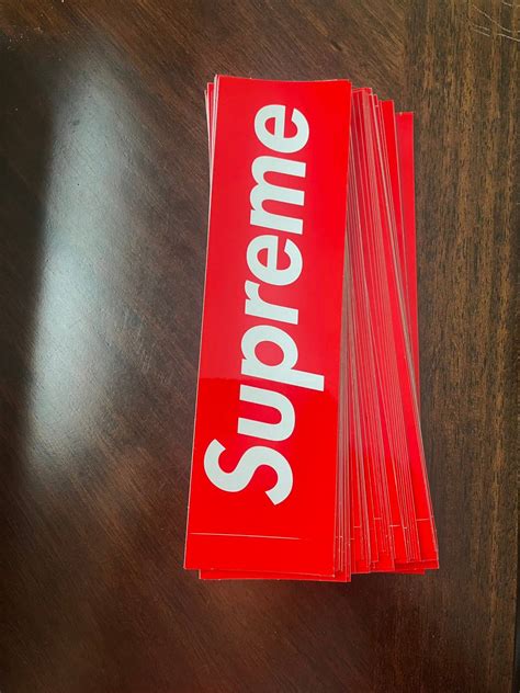 Supreme 50 Supreme Box Logo Stickers Grailed