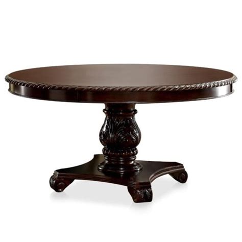 Pemberly Row 60 Round Pedestal Dining Table In Cherry