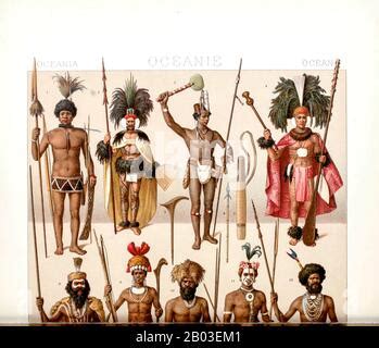 Ancient Oceania Fashion And Accessories From Geschichte Des Kost Ms In