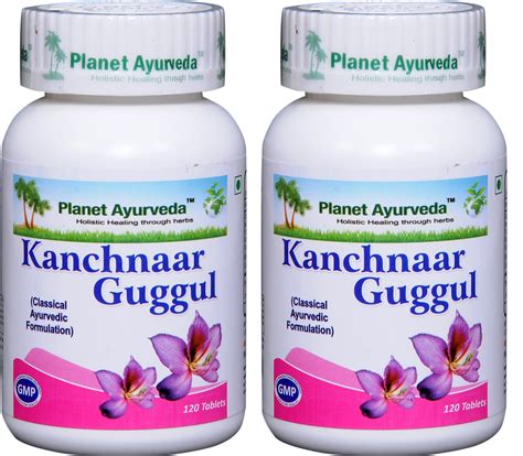 Planet Ayurveda Kanchnaar Guggul Herbal Tablets 100 Natural 2
