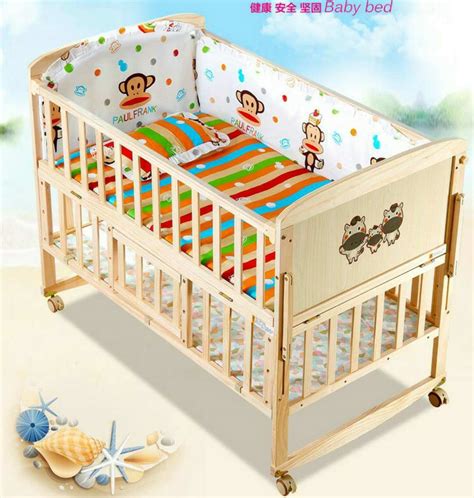 Solid Wood Baby Cot Baby Bed Bed Baby Furniture Wholesale Baby Net Bed